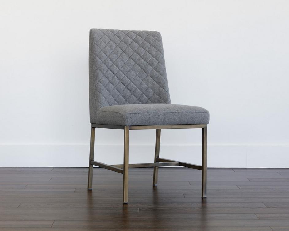Leighland Dining Chair - Dark Grey by Sunpan