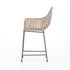 Bandera Outdoor Woven Counter Stool In Wht by FOUR HANDS