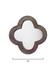 Clover Wood Wall Mirror, Grey Wash by Jamie Young