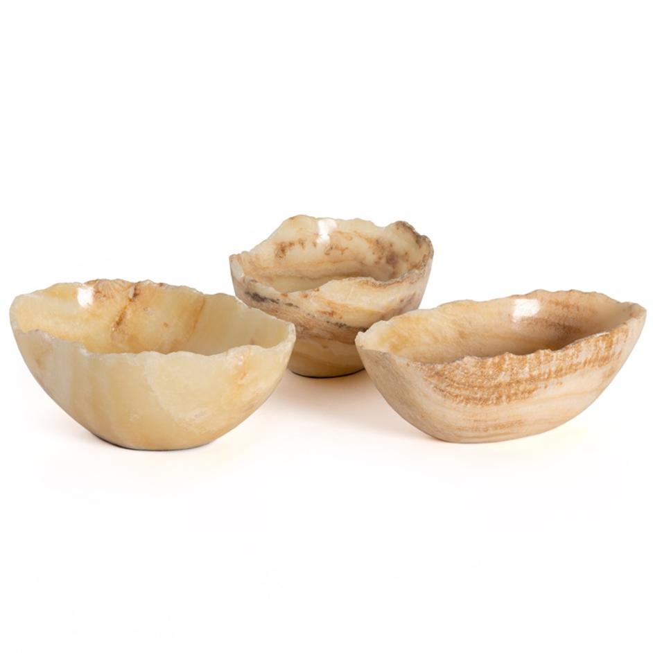 Onyx Live Edge Bowl In Onyx by FOUR HANDS