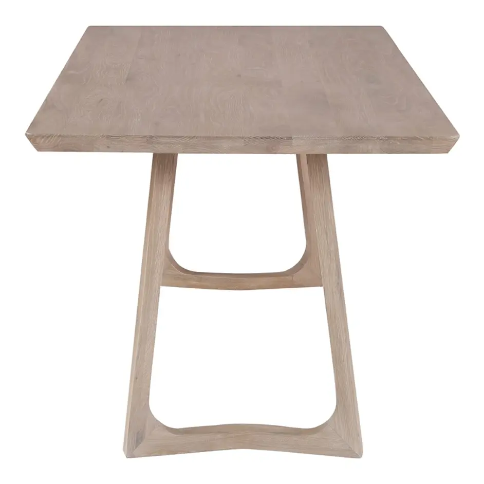 SILAS DINING TABLE OAK by Moes Home