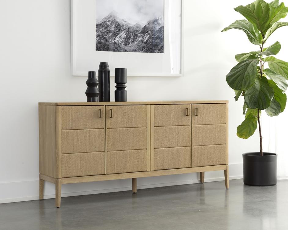 ETIENNE SIDEBOARD - RUSTIC OAK by Sunpan