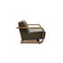 Eckersley Lounge Chair Olive Leather by Moes Home