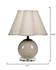Dottie Blown Glass Table Lamp with Linen Shade, Taupe by Jamie Young