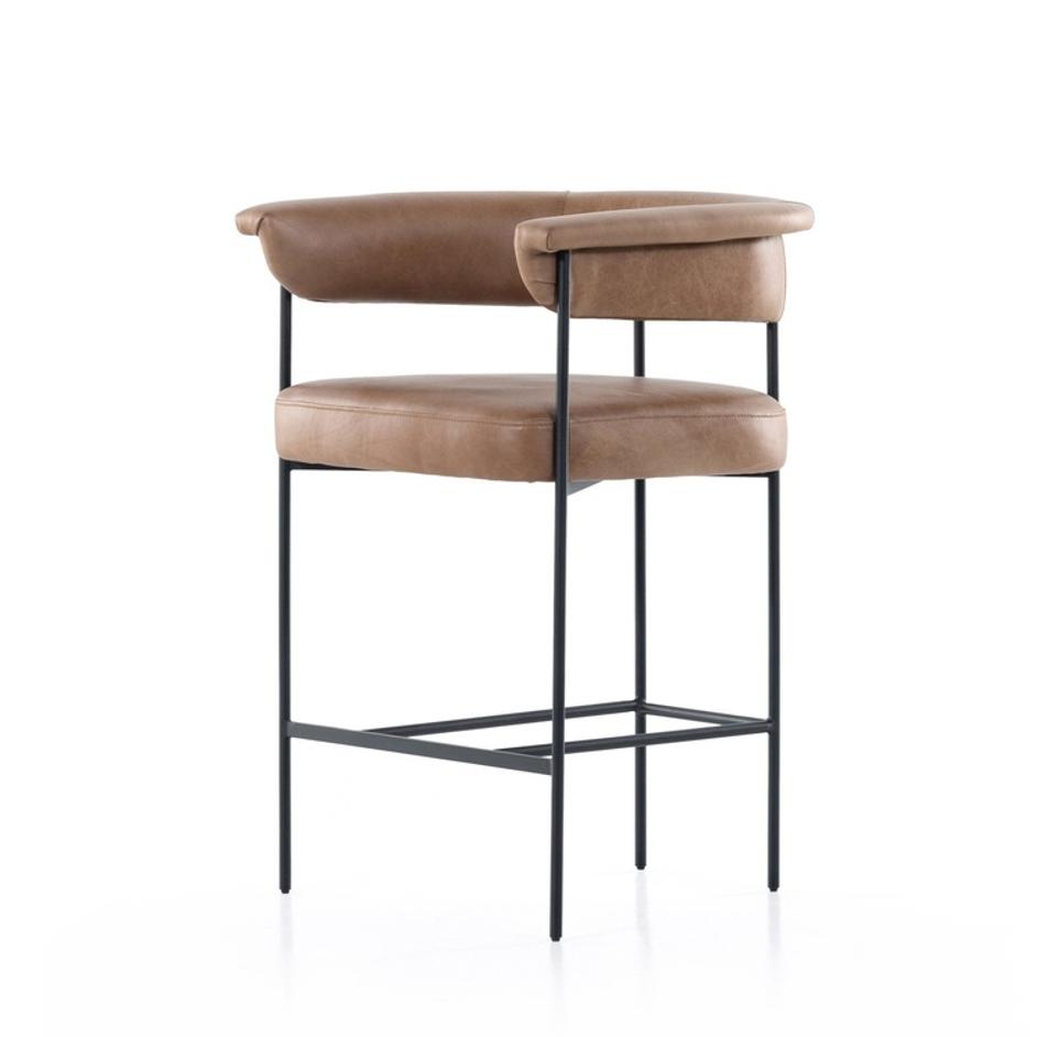 Carrie Counter Stool - Chaps Saddle by Four Hands