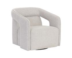 Kendrick Swivel Lounge Chair - Belfast Heather Grey by Sunpan