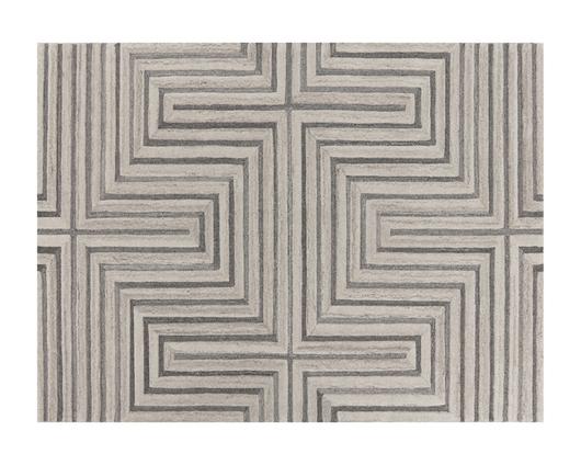 OSLOW HAND-TUFTED RUG - BEIGE / GREY - 9' X 12' by Sunpan