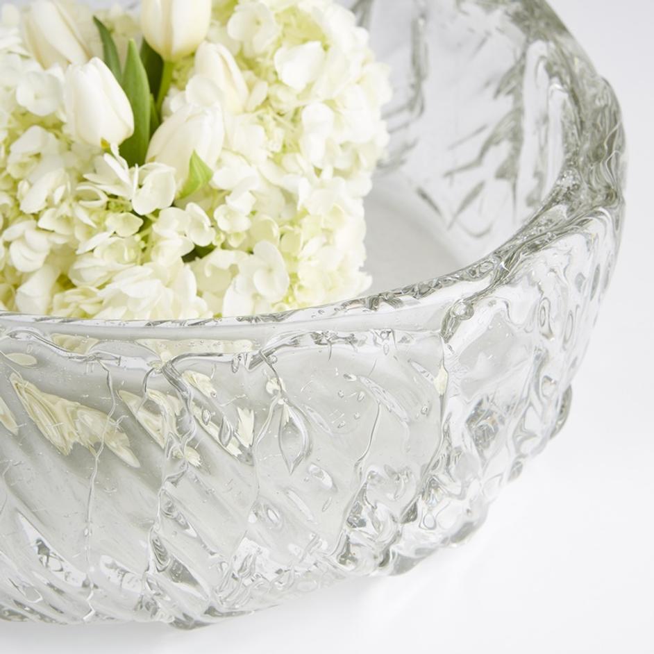 Clearly Thorough Bowl in Clear by Cyan Design