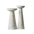 Mabel Nesting End Tables - Veined White Marble by Four Hands