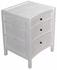 Hampton Night Stand 24", White Wash by Noir Furniture