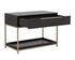 REBEL NIGHTSTAND - LARGE - GOLD - CHARCOAL GREY by Sunpan