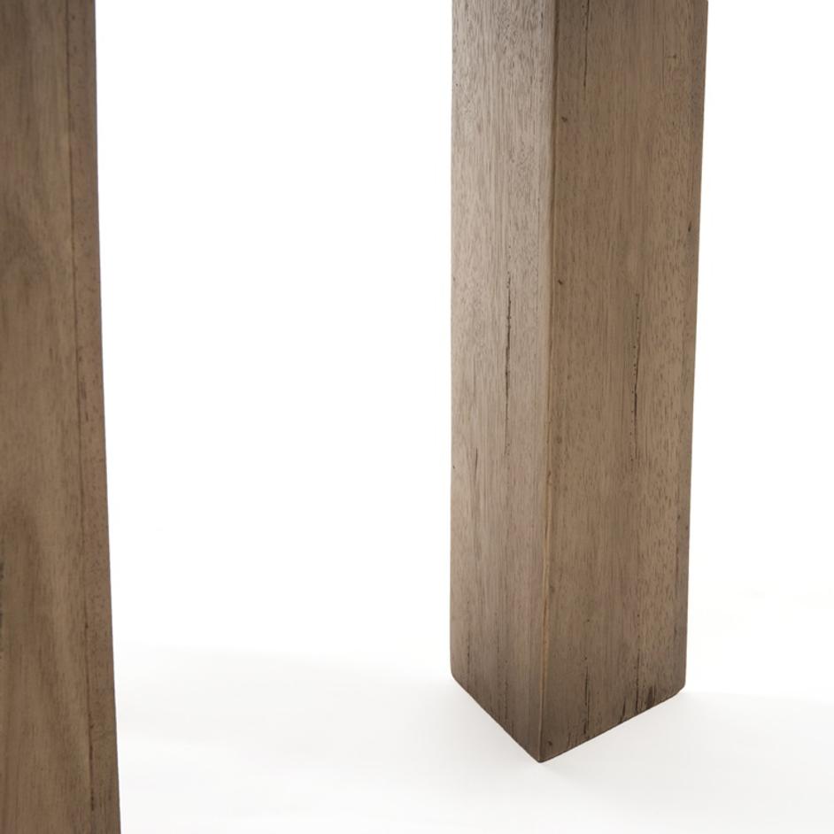Mesa End Table In Light Brushed Parawood by FOUR HANDS