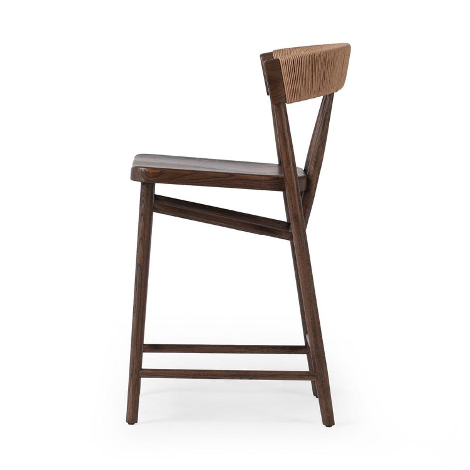Buxton Bar + Counter Stool - Natural Paper Rush by Four Hands
