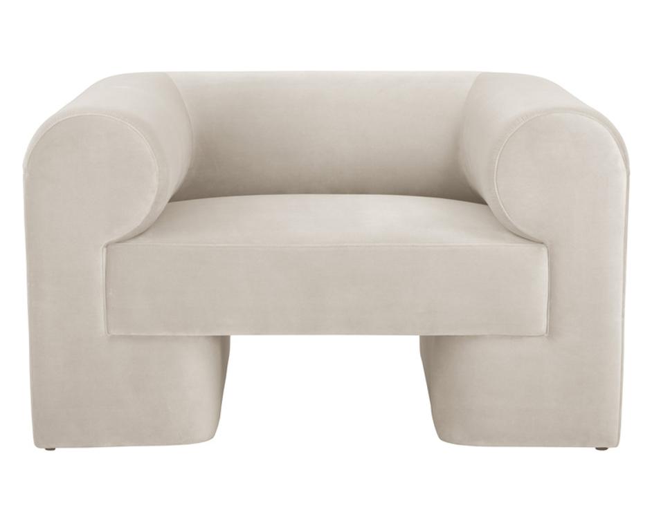 IONIC ARMCHAIR - MEG TAUPE by Sunpan