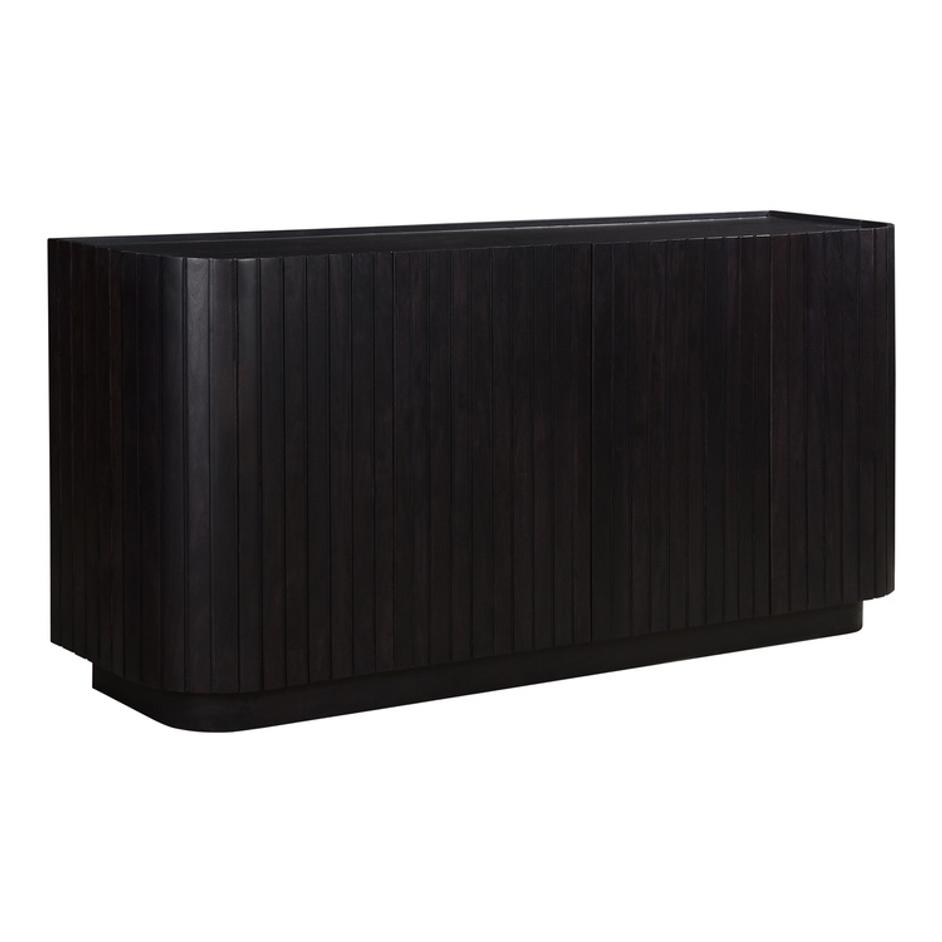 Povera 4 Door Sideboard Black by Moes Home