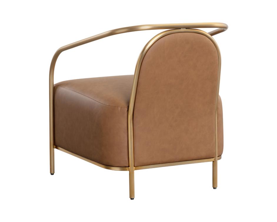 CICERO LOUNGE CHAIR - MILLIKEN COGNAC by Sunpan