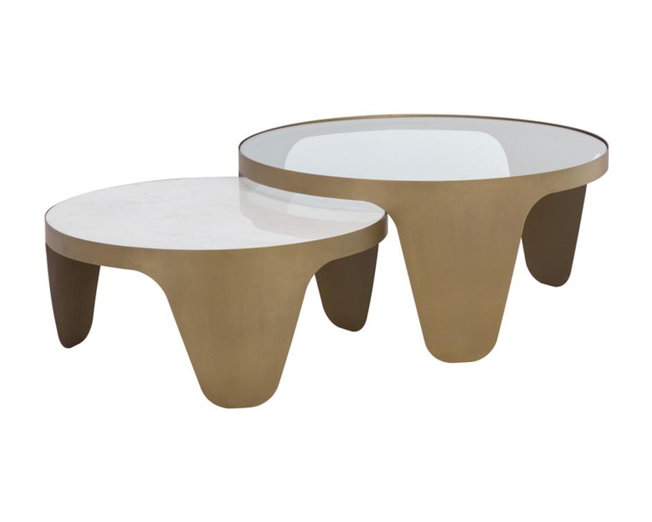 MYSARIA NESTING COFFEE TABLES (SET OF 2) by Sunpan