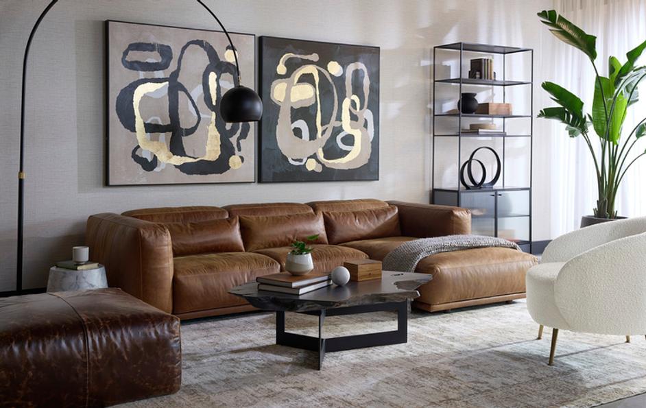 FUN AND WHIMSY (SET OF 2) - 48" X 48" - BLACK FLOATER FRAME by Sunpan