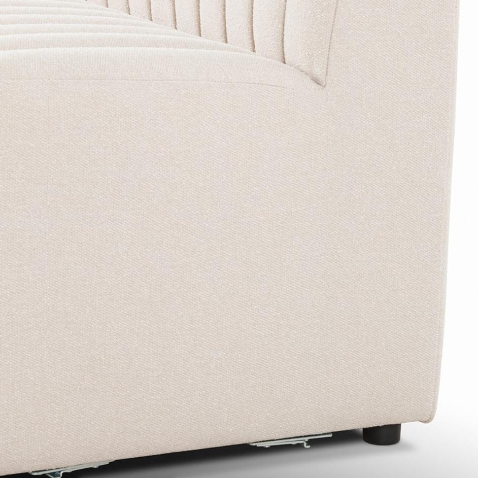 Augustine Dining Chair & A Half In Oatmeal by FOUR HANDS