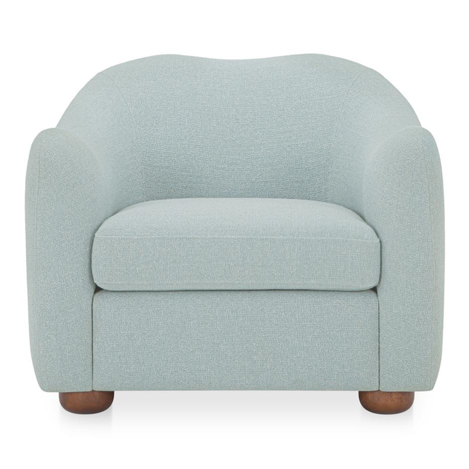 Bria Accent Chair Light Blue by Moes Home