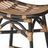 Damara Rattan Counter Stool In Black  by New Pacific Direct