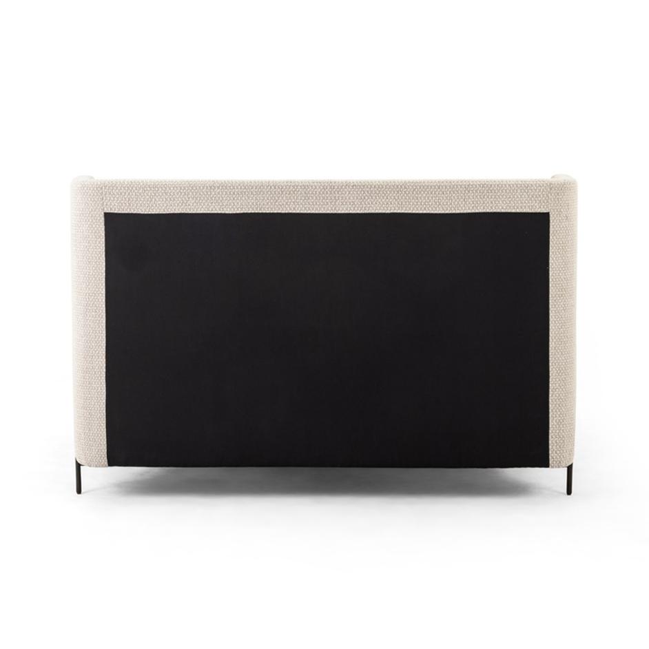 Dobson Bed In Perin Oatmeal In King by FOUR HANDS