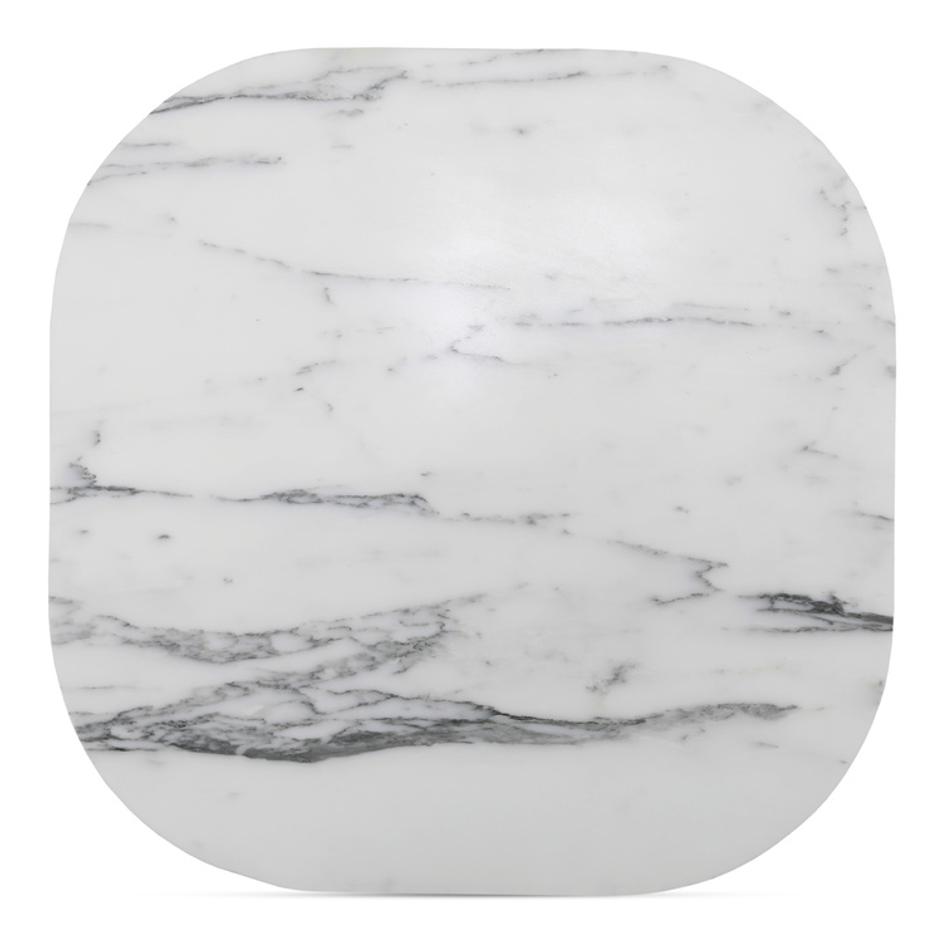 Dash Accent Table White Calacatta Marble by Moes Home