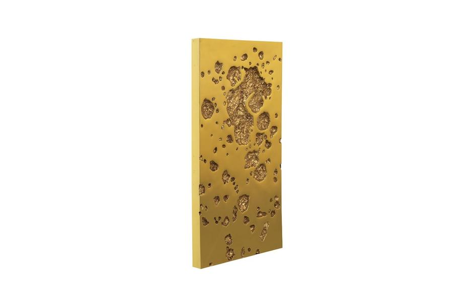 Splotch Wall Art, Rectangle, Gold Leaf by PHILLIPS COLLECTION
