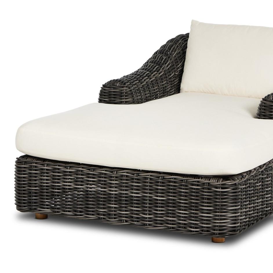 Messina Outdoor Chaise Lounge - Venao Ivory by Four Hands