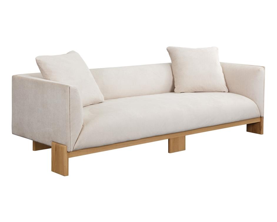 ANWA SOFA - POLO CLUB MUSLIN by Sunpan