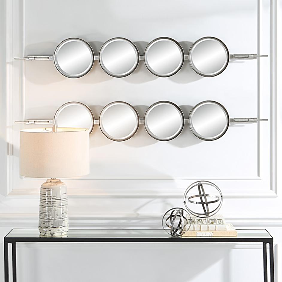 Button Silver Mirror by Uttermost