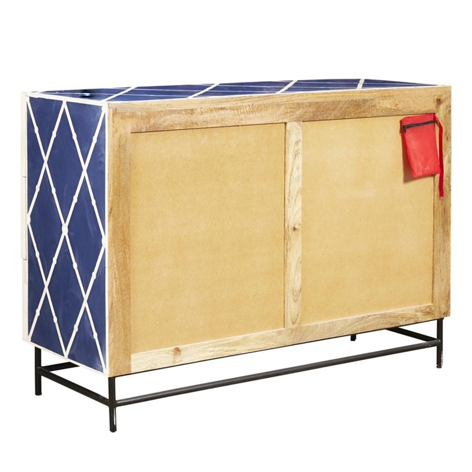 Navy Blue 3-Drawer Accent Chest by Pulaski Furniture