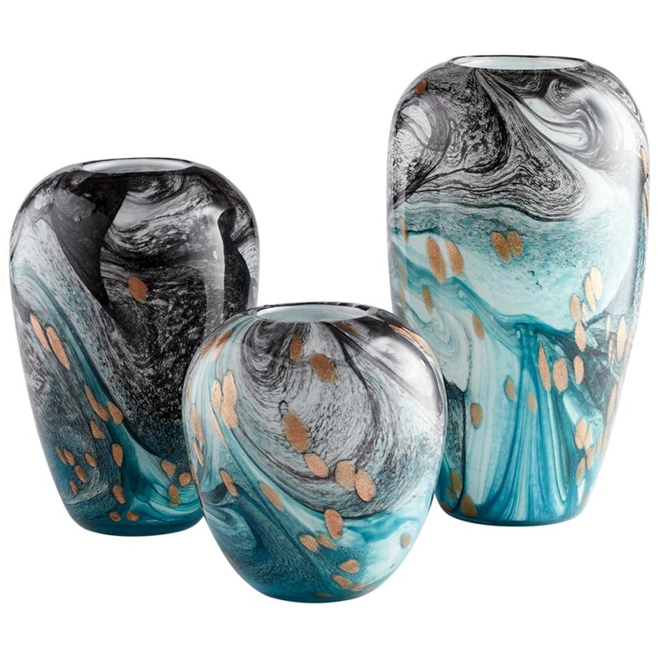 Medium Prismatic Vase in Multi Colored by Cyan Design