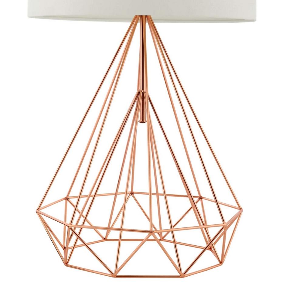 Alberty Rose Gold Table Lamp by Modway Furniture