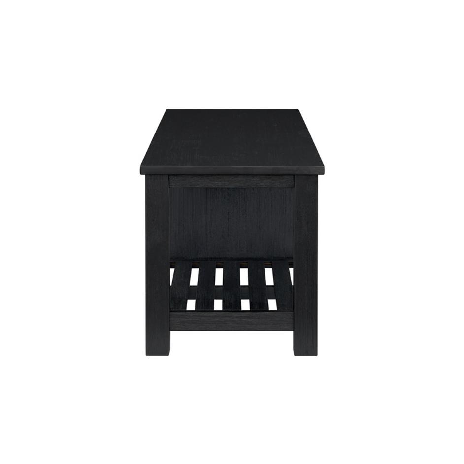 Tiburon KD TV Bench, Alto Black  by New Pacific Direct