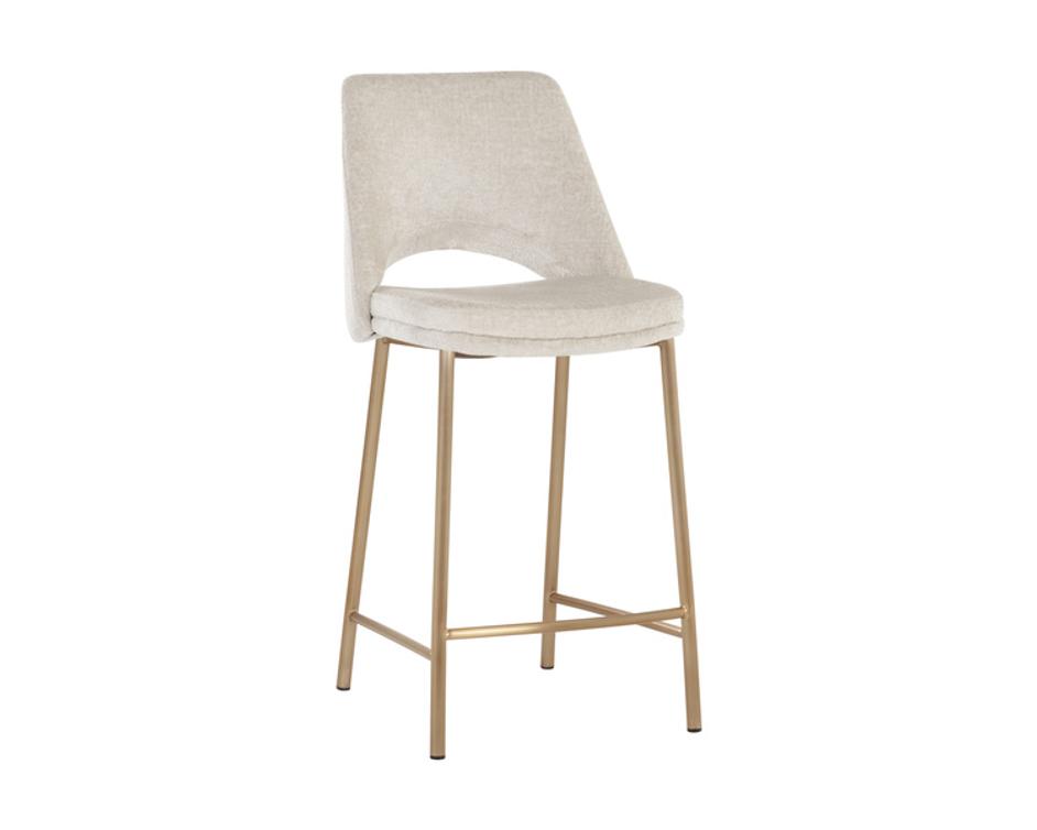 RADELLA COUNTER STOOL - BERGEN TAUPE by Sunpan
