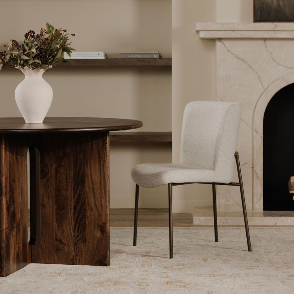 Stanley Dining Table Dark Brown by Moes Home