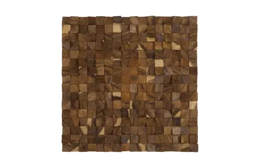 Blocks Wall Art, Chamcha Wood, Natural, Large by PHILLIPS COLLECTION