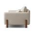 Rennick Sofa-96" In Palma Cream And Aged Parawood by Four Hands