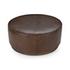 Clair Leather Round Coffee Table by Classic Home