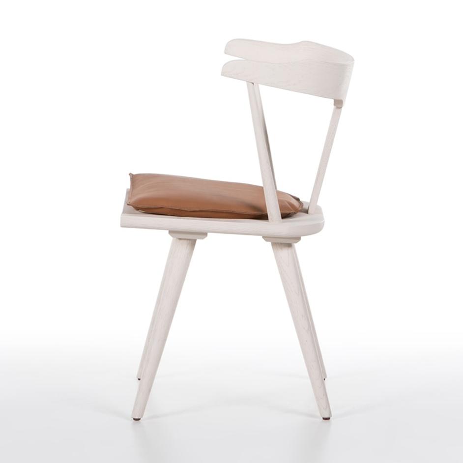 Ripley Dining Chair W Cushion In Off White by FOUR HANDS