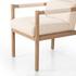 Kiano Dining Armchair In Charter Oatmeal by FOUR HANDS