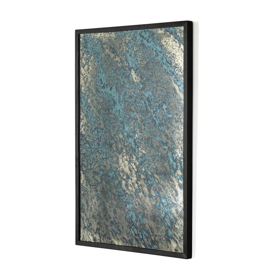 Acid Wash Mirror - Iron Matte Black by FOUR HANDS