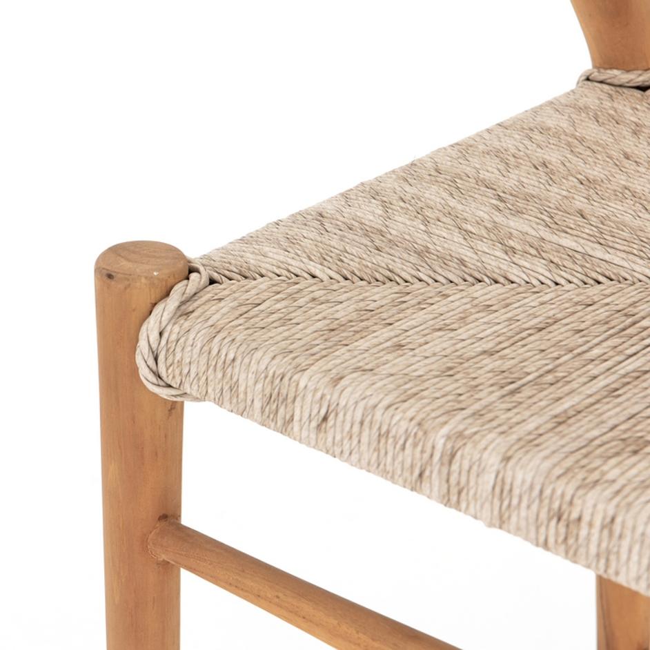 Muestra Bar Stool-Matte Sealed Teak by FOUR HANDS