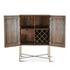 Cosmopolitan Bar Cabinet, Honey Brown by Home Trends & Design