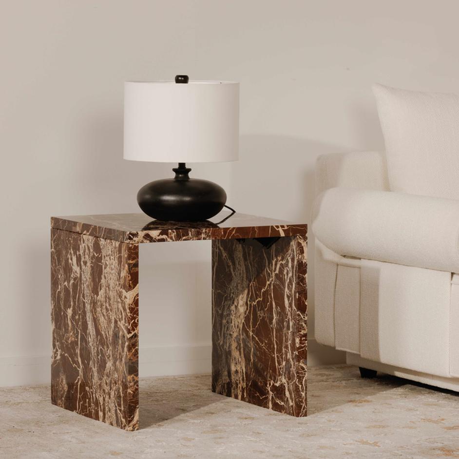 Evie Table Lamp Black by Moes Home