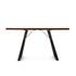 London Loft 68" Acacia Wood Gathering Table, Walnut by Home Trends & Design