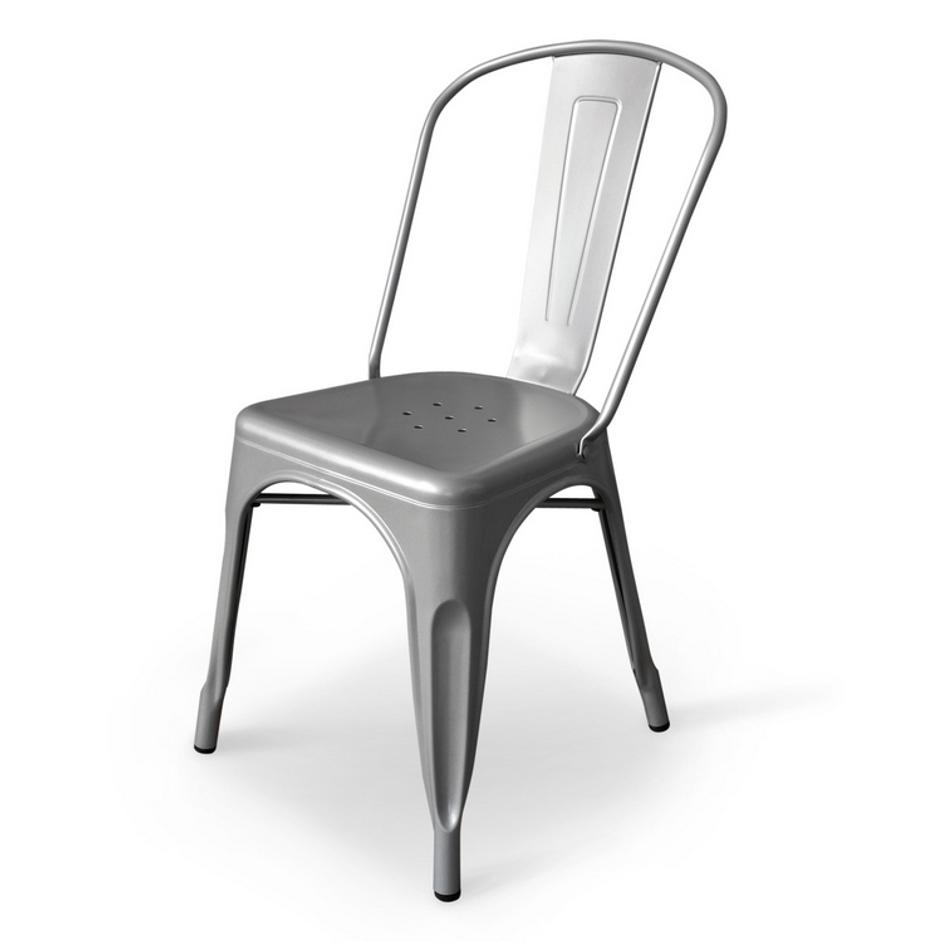 Naples Side Chair - Silver- Set Of 2 by Aeon Furniture