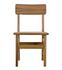 Comet Teak and Caning Chair with Clear Coat Gloss Finish by Noir Furniture