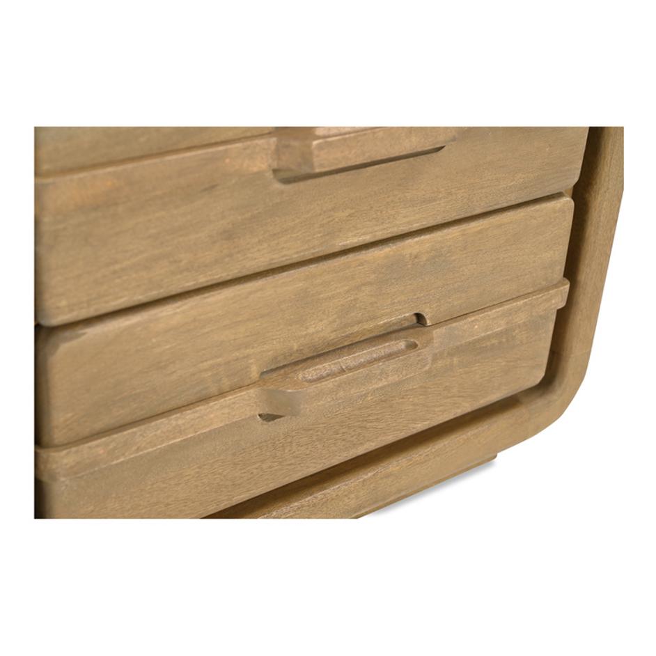 Lennon Nightstand Vintage Brown by Moes Home